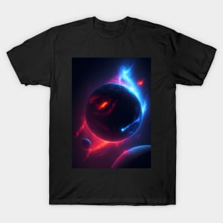 Planets Lights In Space T-Shirt